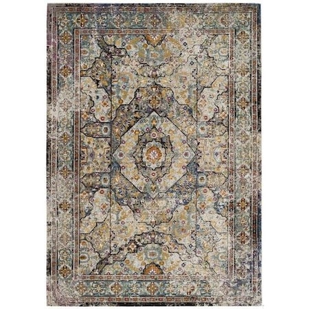 Safavieh Aria Power Loom Woven Large Rectangle Rugs, Blue and Multi Color - 9 x 12 ft. ARA199B-9